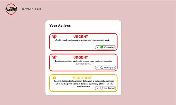 Action List